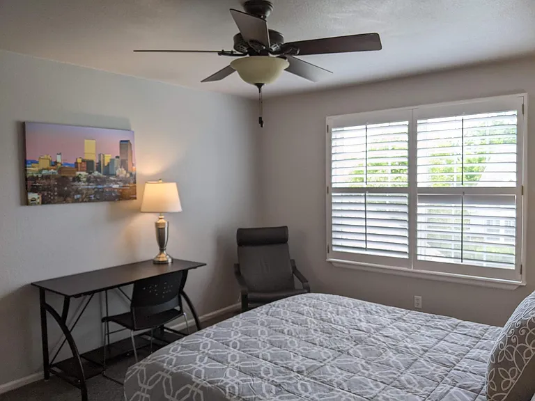 Upstairs is a 3rd Bedroom a second Primary suite with private ensuite bathroom and walk in closet