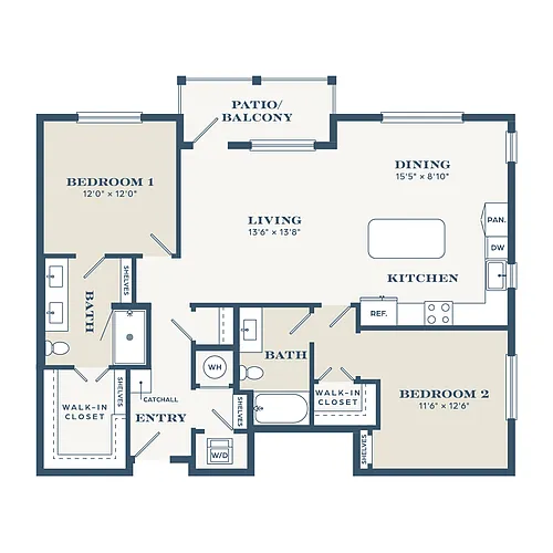 Floor plan B1m2