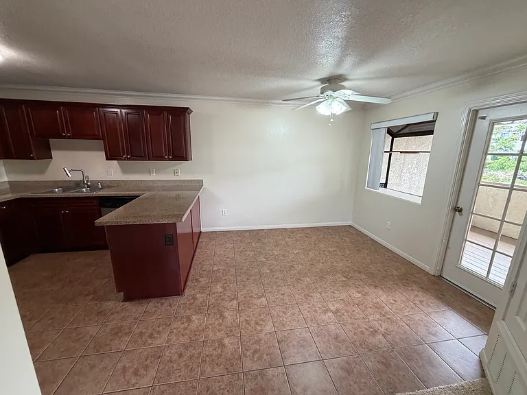Kitchen and balcony