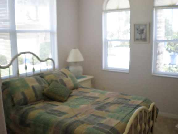 Bright airy guest bedroom