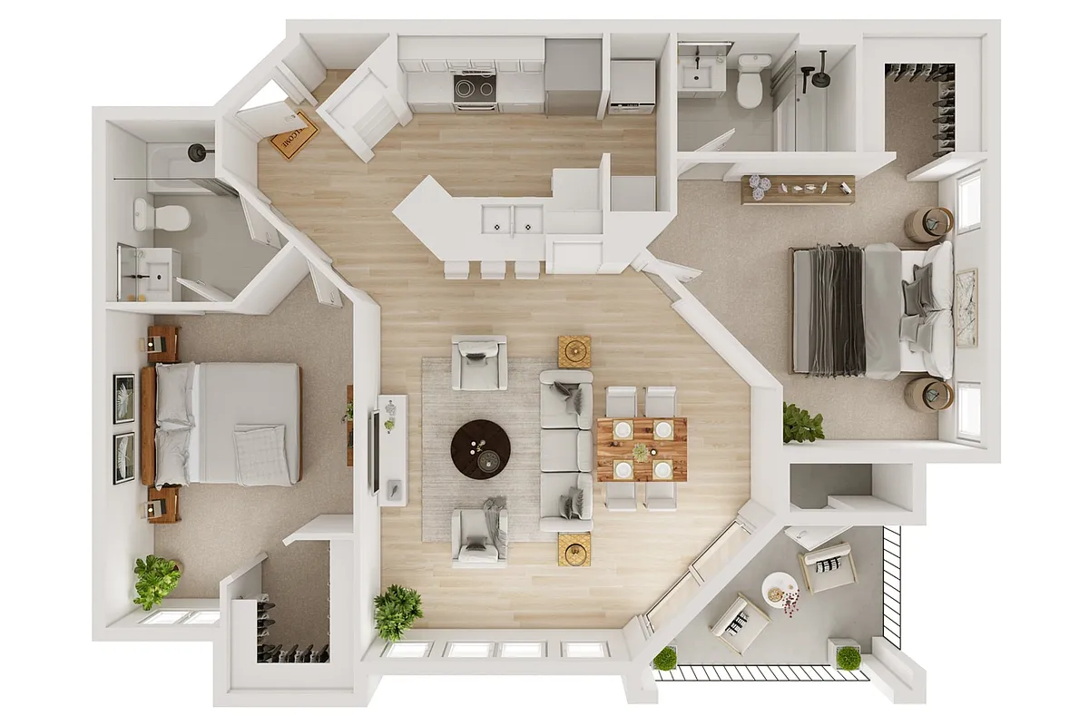 Floor plan B3R