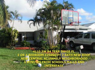 4110 SW 84th Ter, Davie, FL 33328