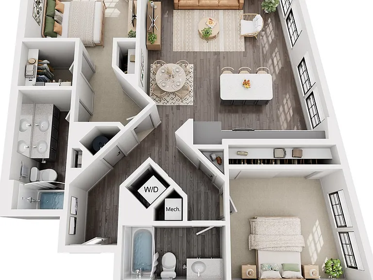 2-Bedroom 2-Bathroom | 1,146 sqft 2-Bedroom 2-Bathroom | 1,146 sqft
