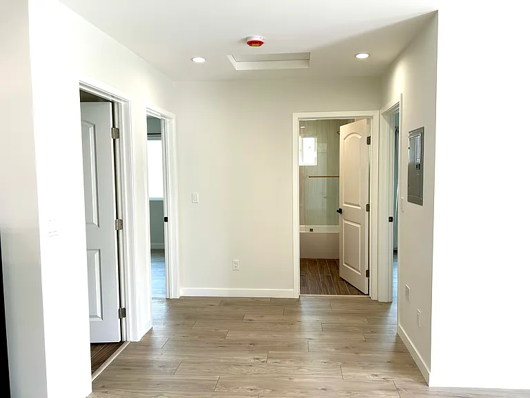ADU Hallway to Bedrooms, Bathrooms, Laundry Room