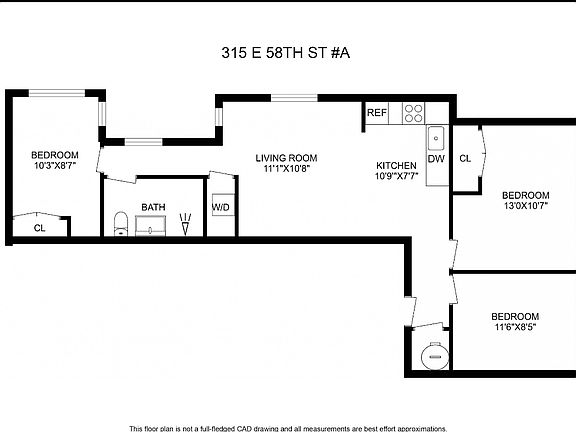 2nd image of 315 E 58th St APT 5A