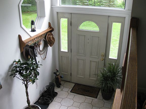 foyer from top of stairs