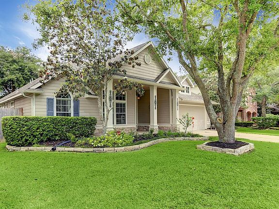 Lush landscaping.