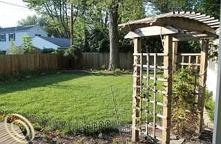 Perfect, cozy back yard 