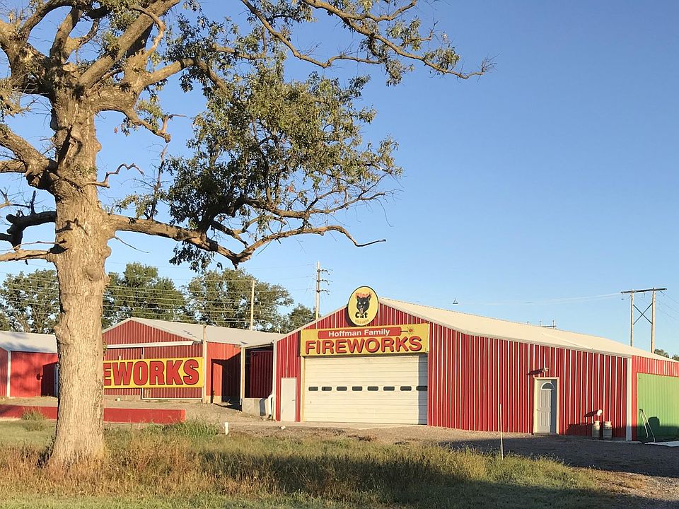 Apartment is located at Hoffman Family Fireworks behind Rhodes Travel Center. Take road up towards the Diversion Channel Levy