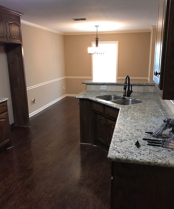 Kitchen/dining from hall 