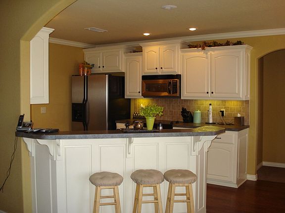 Kitchen view from greatroom
