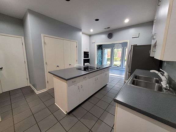 Kitchen view from the garage entrance