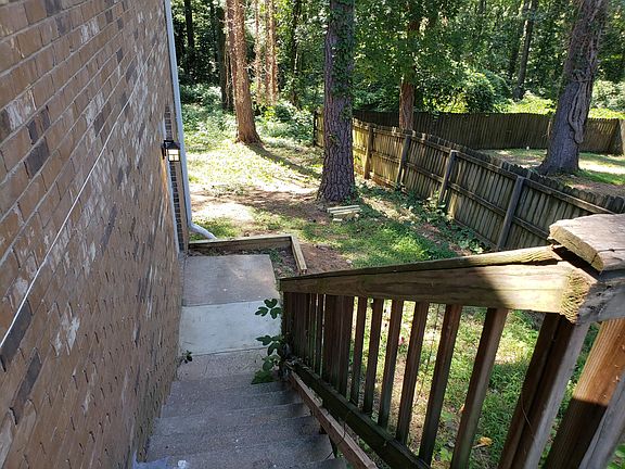 You have private access to your unit via a staircase at the side of the house.