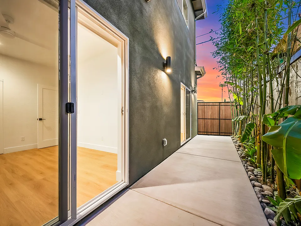 Private patio