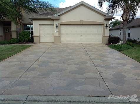 Custom Painted Driveway and Walkway