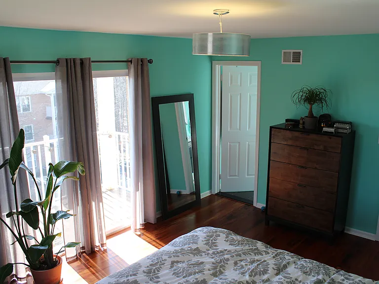 Master Suite with Private Balcony.
Changing paint color.