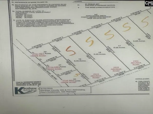 2736 Mill Creek Rd, Bethune, SC 29009