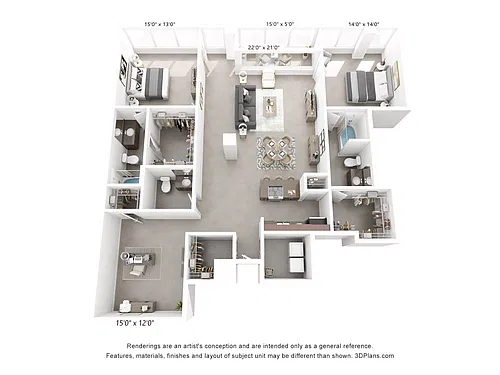 Floor plan B9 Den