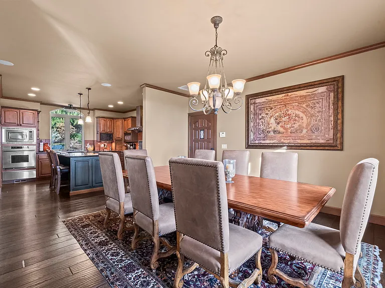 Formal Dining Room, Kitchen