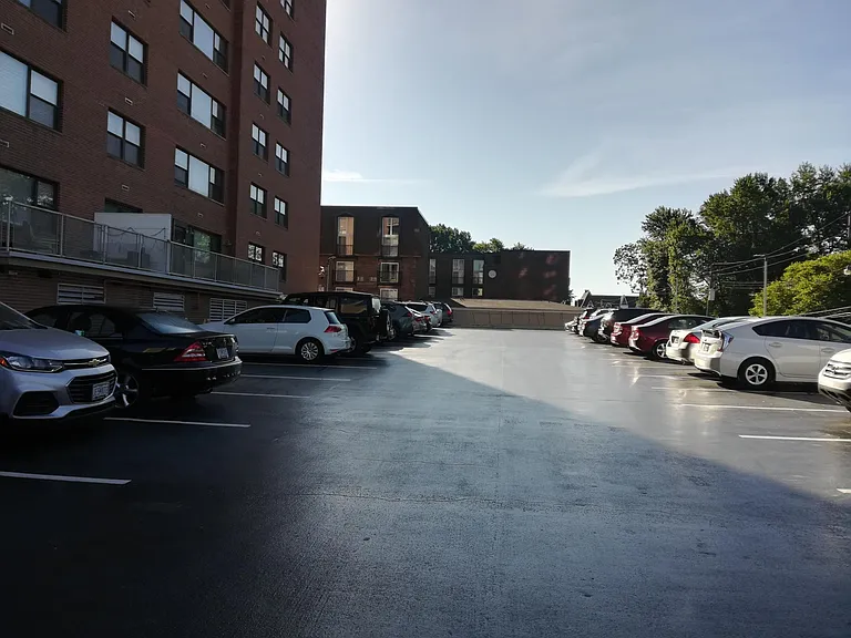 Parking space available for monthly charge.