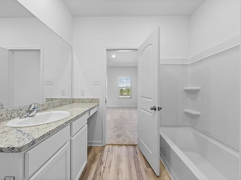 Spacious bathrooms.