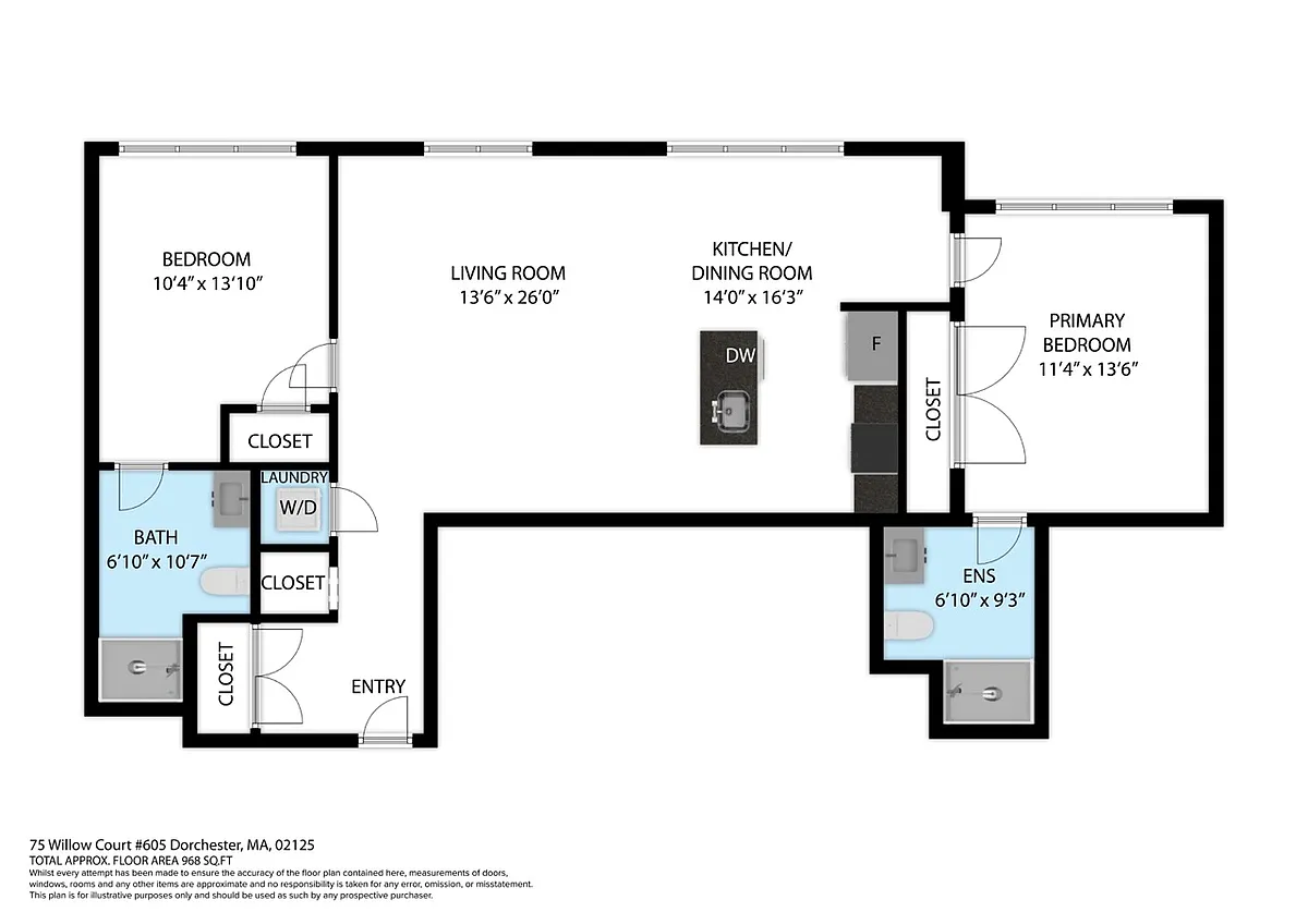 Floor plan 605