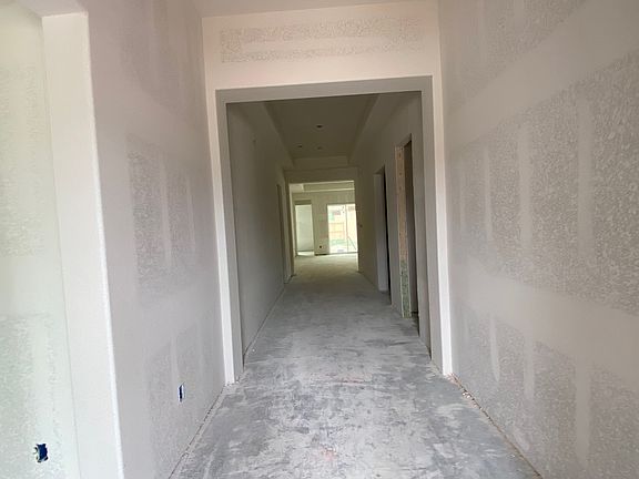 Construction progress - entryway