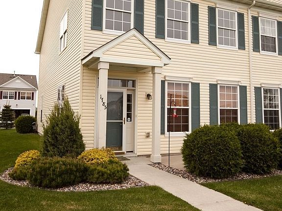 The front door with private patio