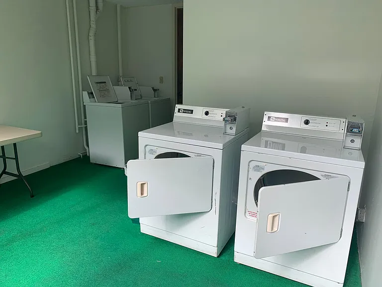 On-site laundry facilities on each floor