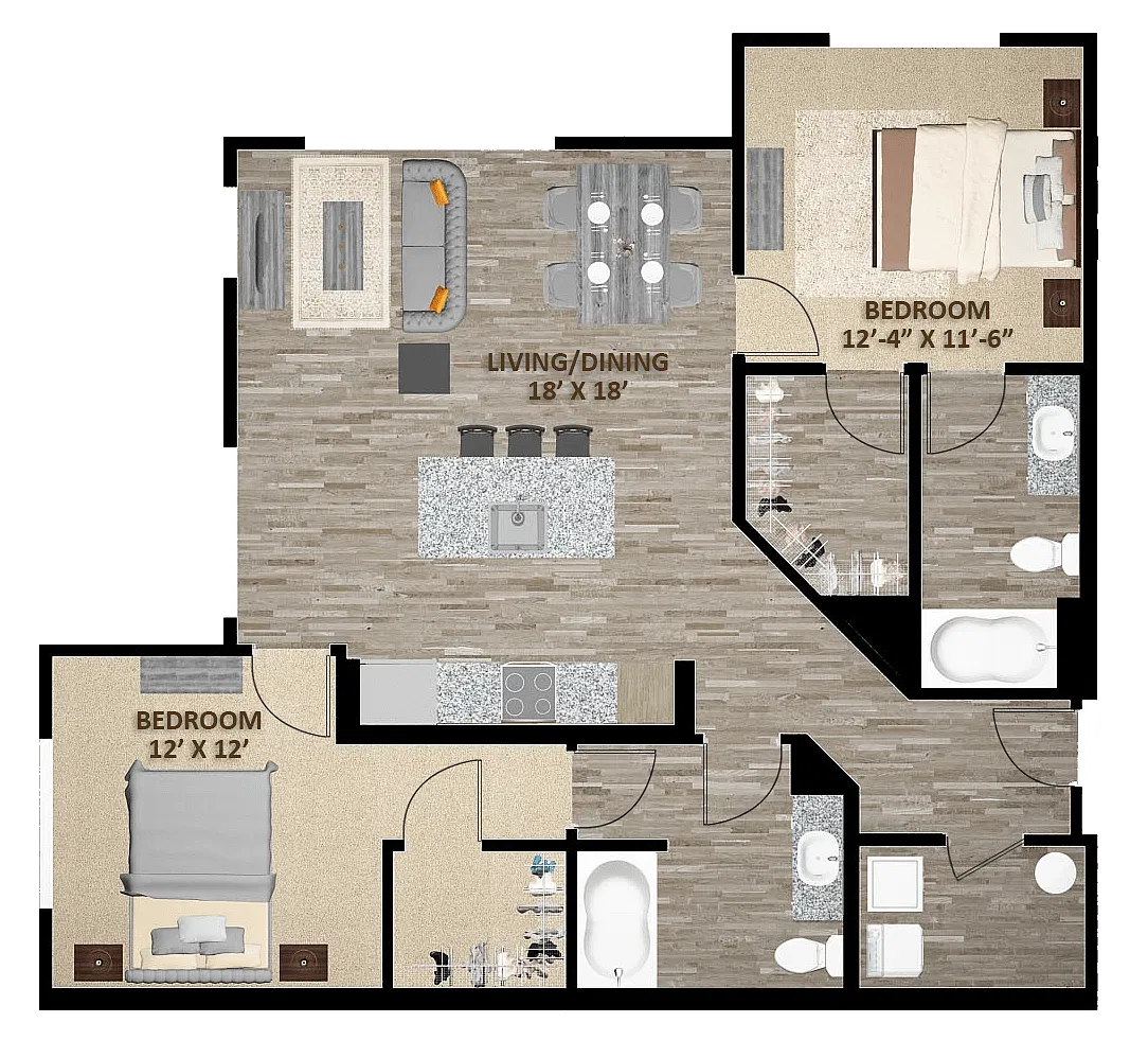 Floor plan B2