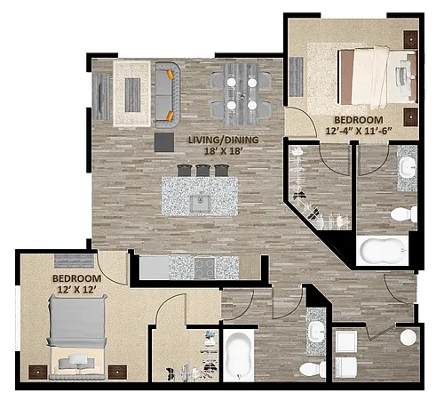 Floor plan B2