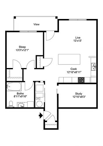 Floor plan The Edgerton
