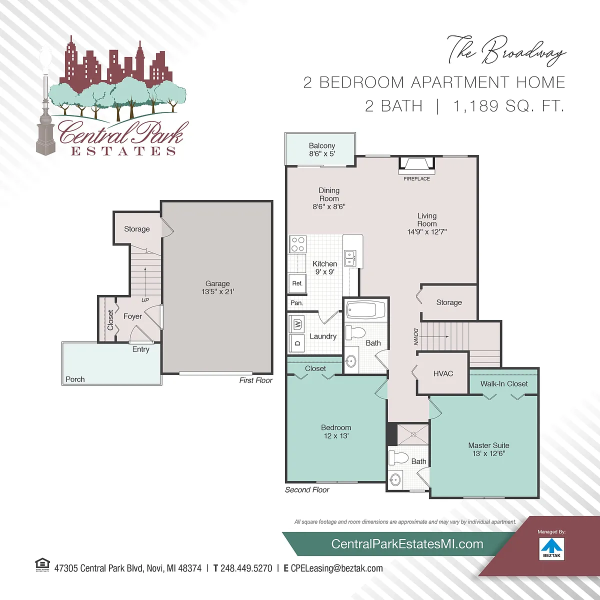 Floor plan The Broadway