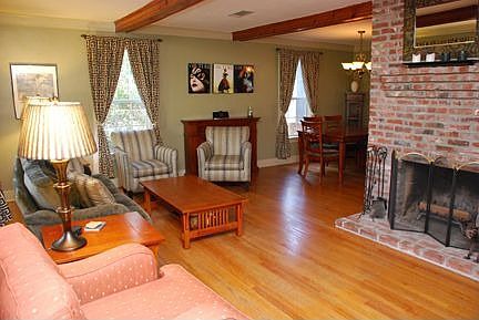 Wood burning Fireplace!