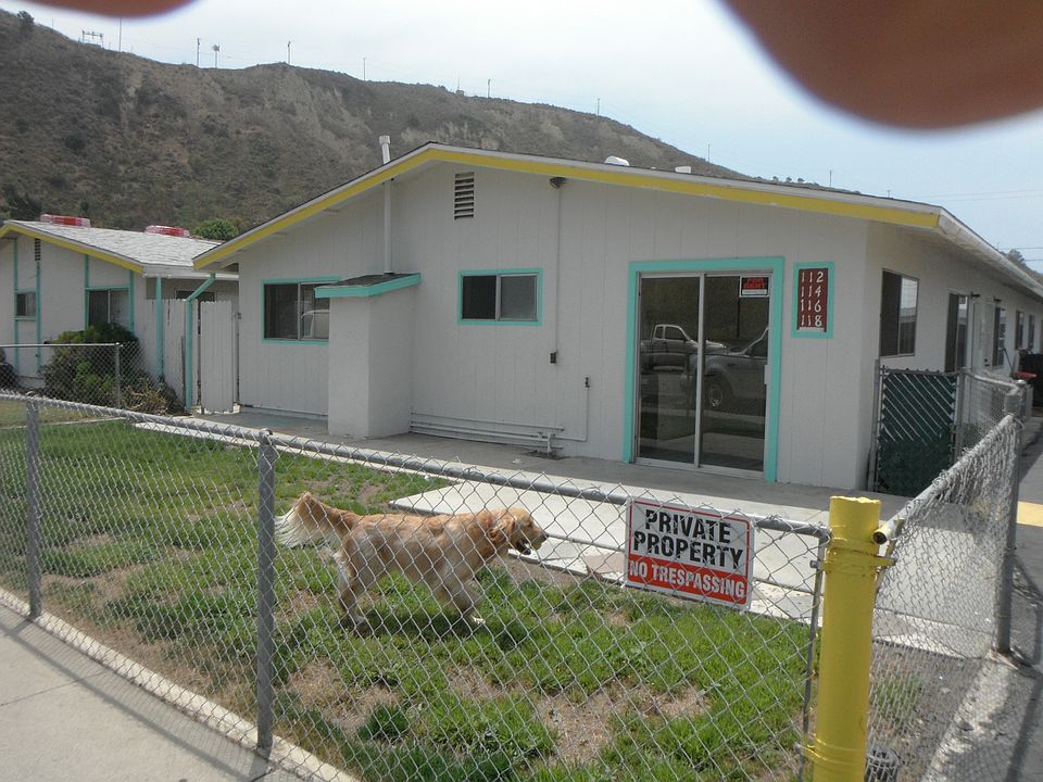Fenced private yard