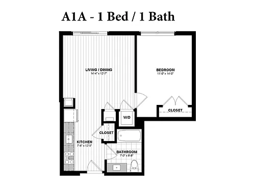Floor plan A1A