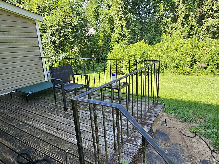Rear deck and open yard -332 Lucerne