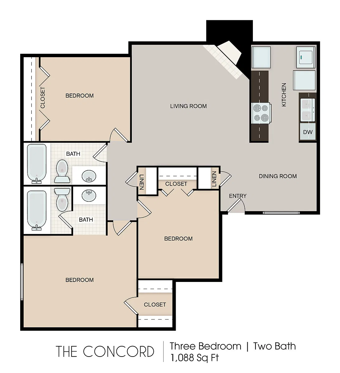 Floor plan The Concord