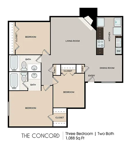 Floor plan The Concord