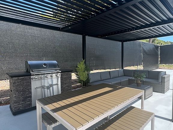 New Outdoor Kitchen Area