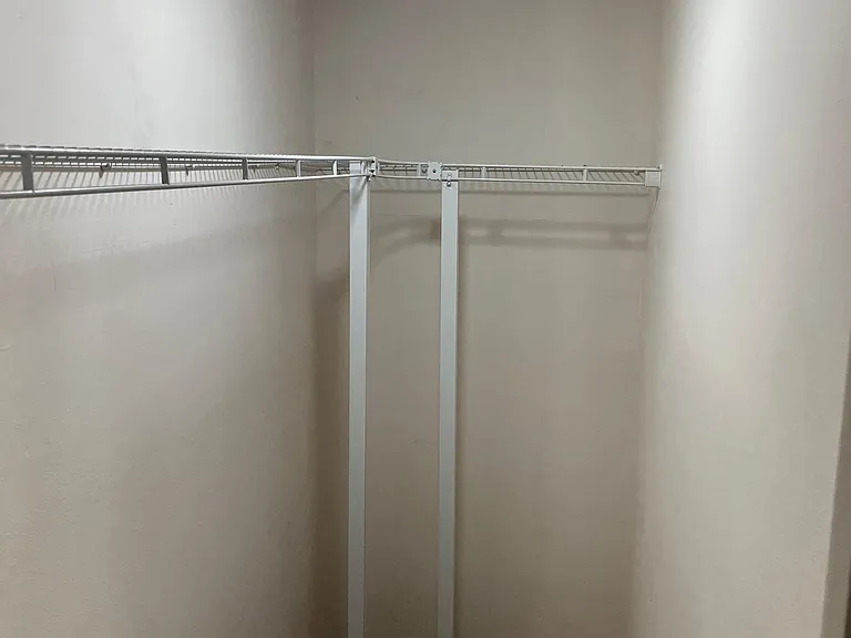 Master bedroom walk in closet