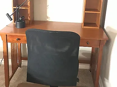 2nd Bedroom Desk furnished or unfurnished