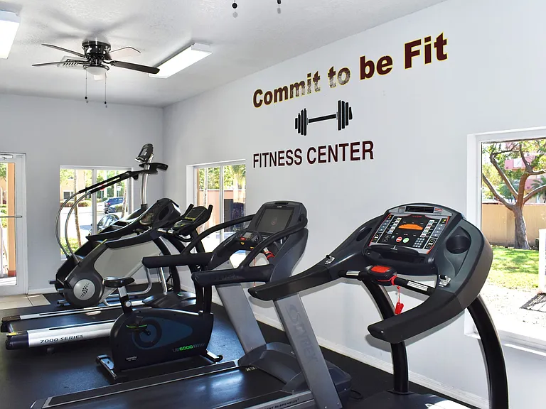 Spacious, Fully Equipped Fitness Center