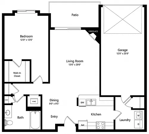 Floor plan The Gulf