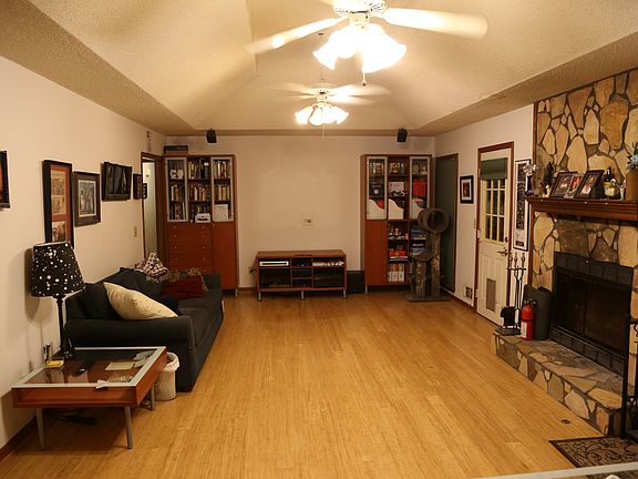 The great room from the rear