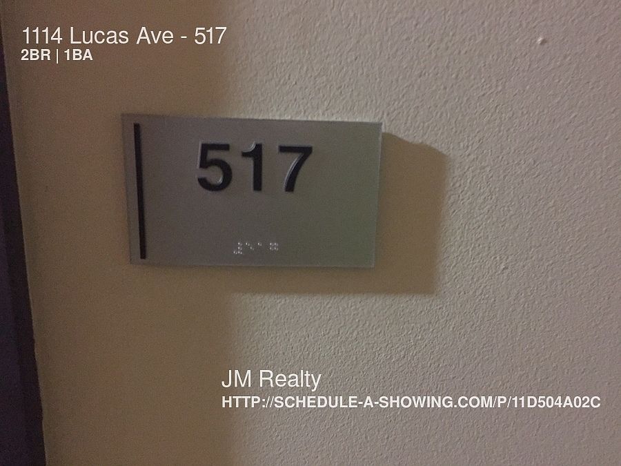 1st image of 1114 Lucas Ave Unit 517