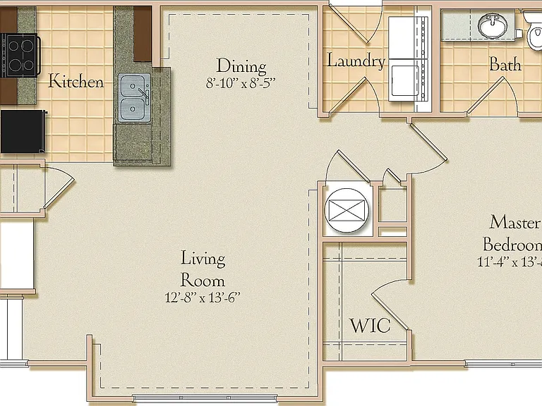 1BR Carriage 1BR Carriage