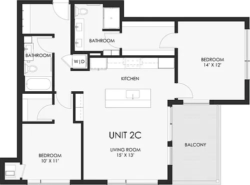 Floor plan 2C