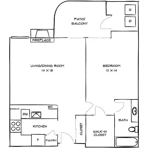 Floor plan Design 1A Premier 4