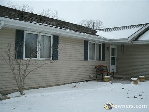 Side view of front of house